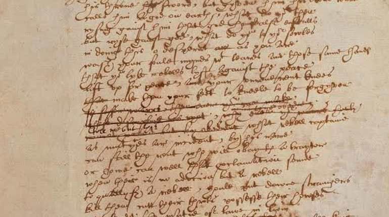 Стаття, Єдиний рукопис Вільяма Шекспіра доступний онлайн